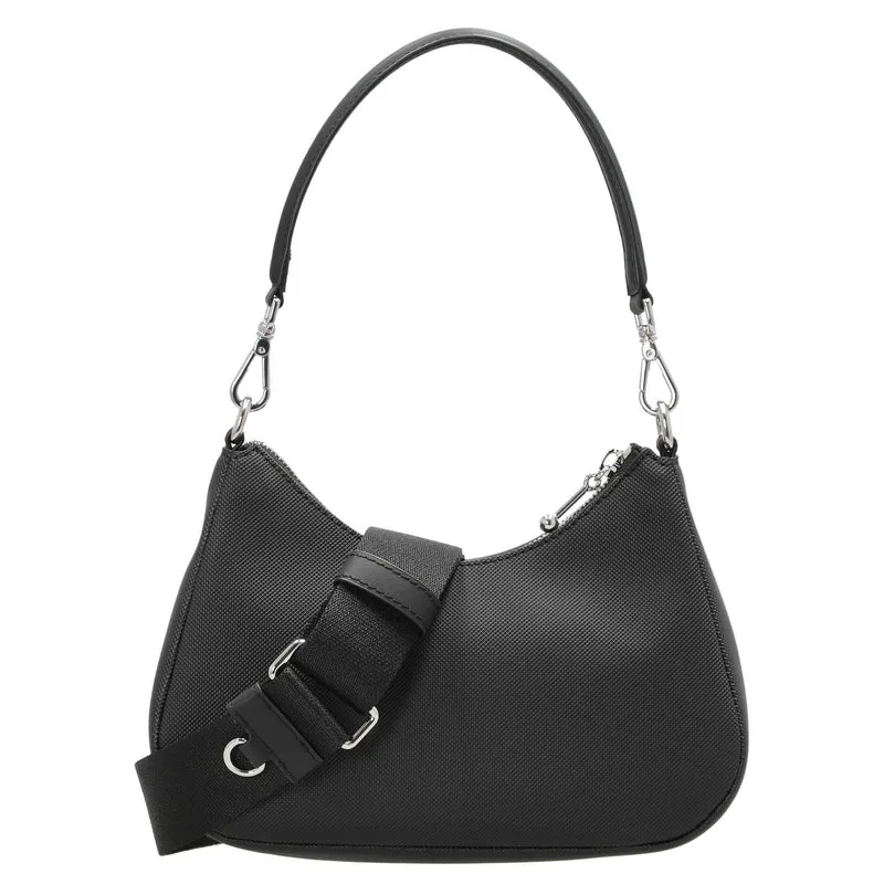 Lacoste Daily City - Bolso de hombro S 23 cm (negro)