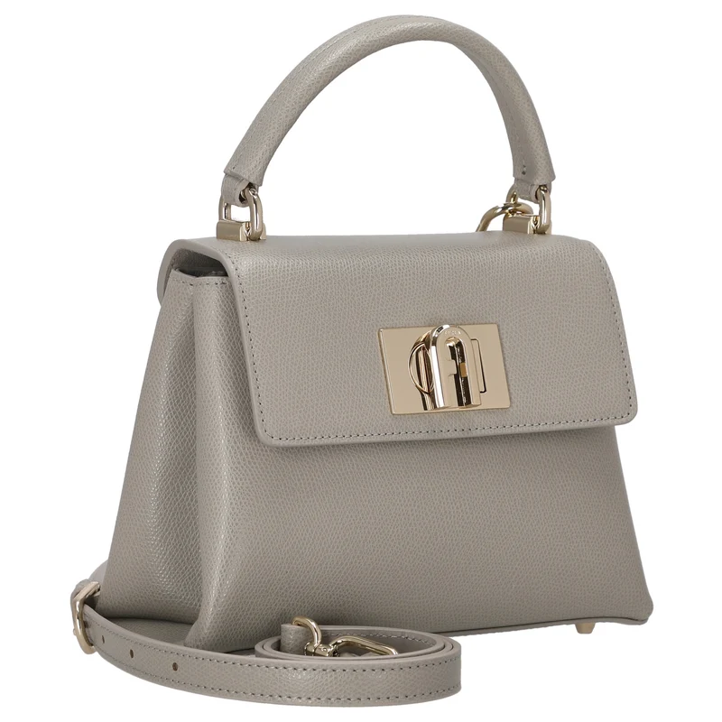 Furla 1927 Mini Top Handle - Bolso de noche 21 cm (stone gray)