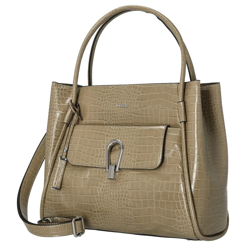 Picard Croco - Bolso de mano 36 cm Synthetik (cactus)