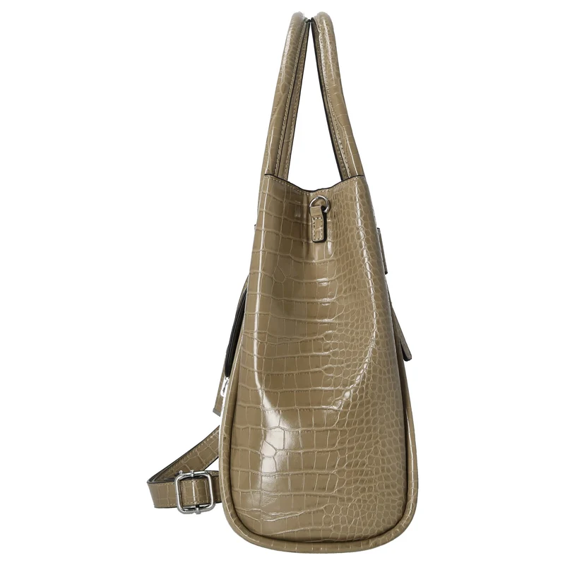Picard Croco - Bolso de mano 36 cm Synthetik (cactus)