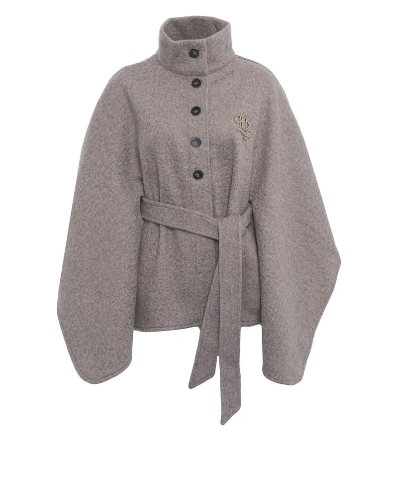 Cappotto con cintura in vita