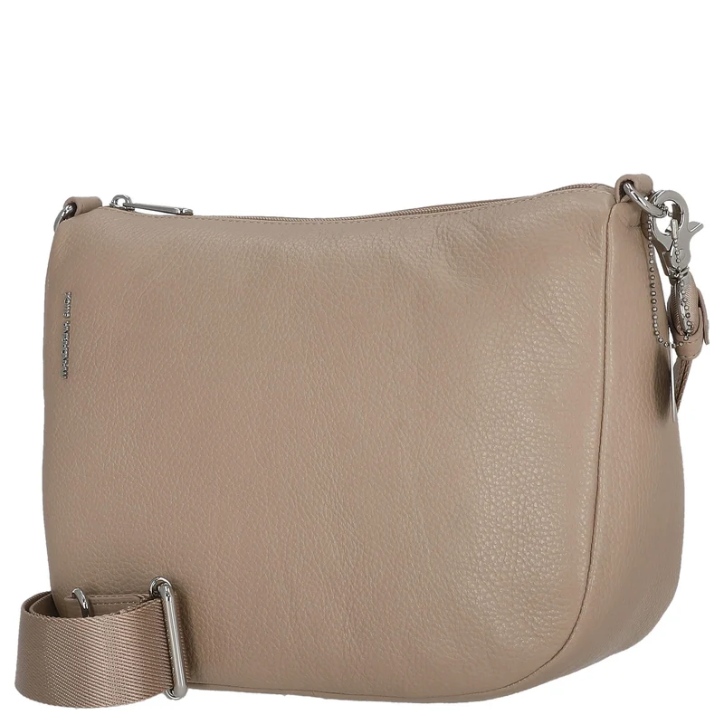 Mandarina Duck Mellow Leather Hobo - Bolso bandolera 28.5 cm (warm taupe)