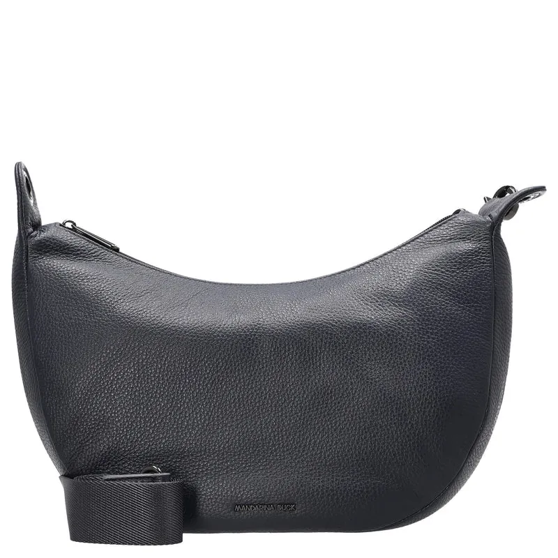 Mandarina Duck Mellow Leather - Bolso bandolera S 35 cm (dress blue)