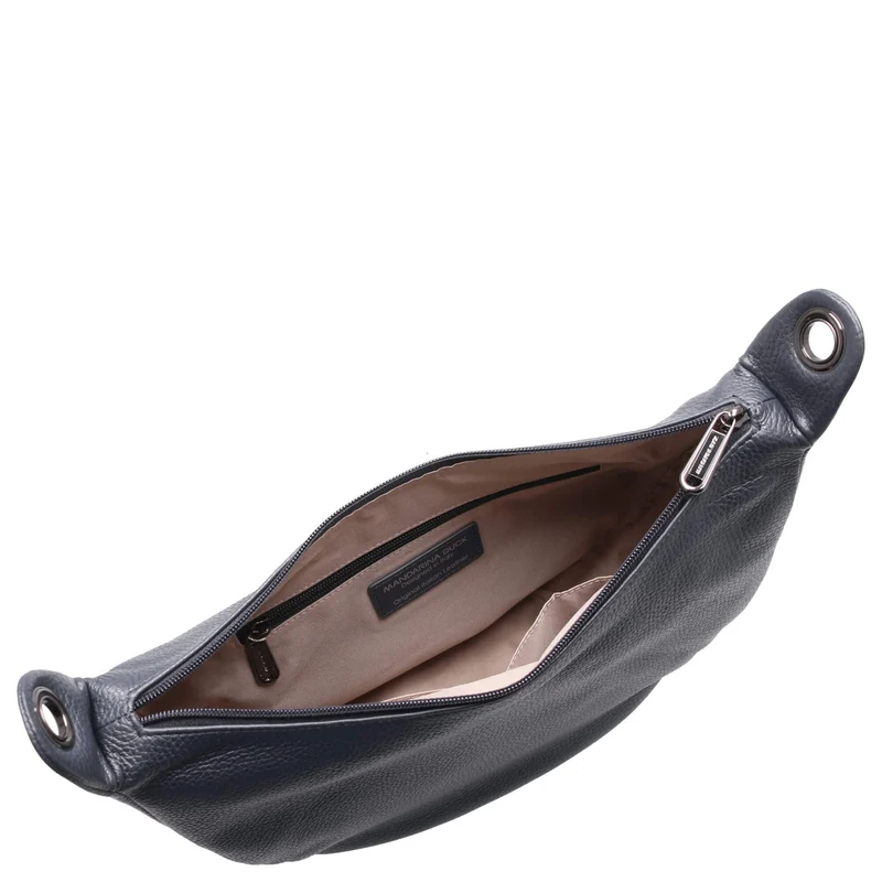 Mandarina Duck Mellow Leather - Bolso bandolera S 35 cm (dress blue)