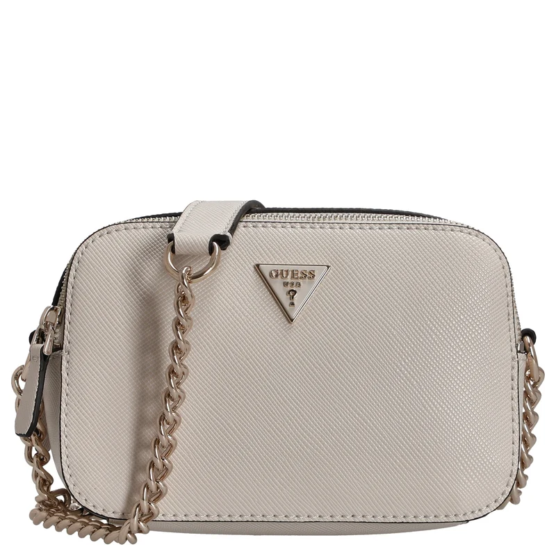 Guess Noelle II Camera - Bolso bandolera 20 cm (bone)