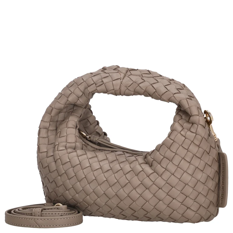 Les Visionnaires Greta Micro Weave Silky - Bolso de mano 20 cm (cappuccino beige)