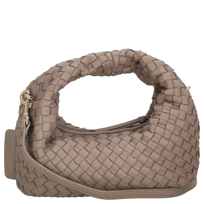 Les Visionnaires Greta Micro Weave Silky - Bolso de mano 20 cm (cappuccino beige)