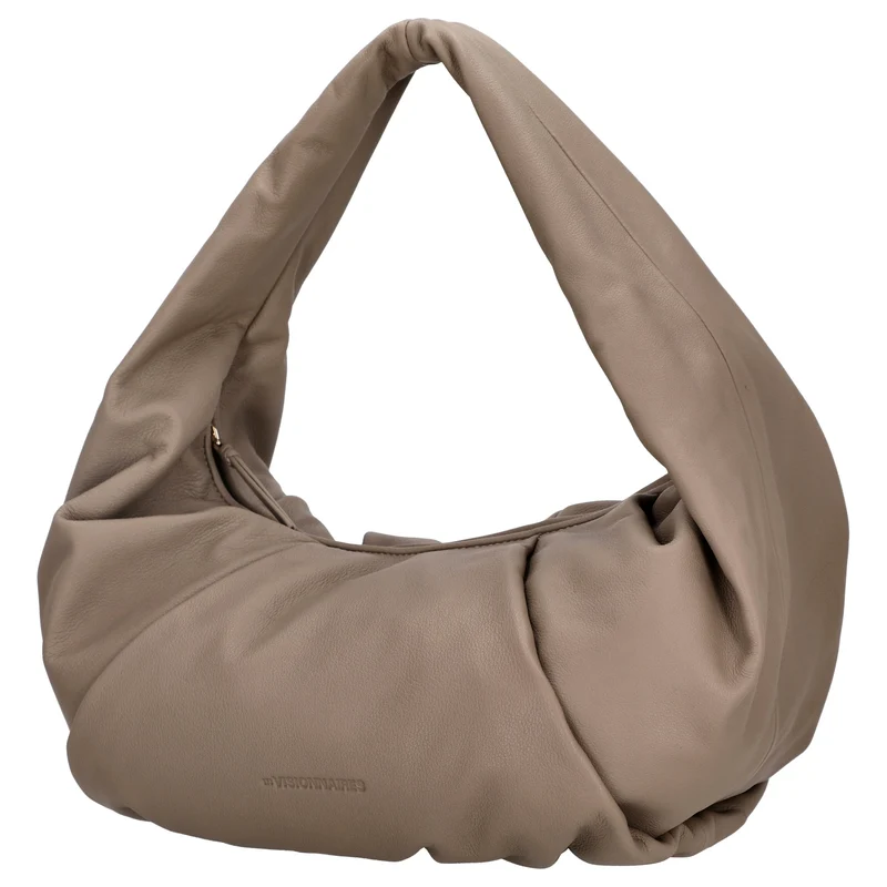 Les Visionnaires Greta Essential Soft Grainy - Bolso de mano 42 cm (cappuccino beige)