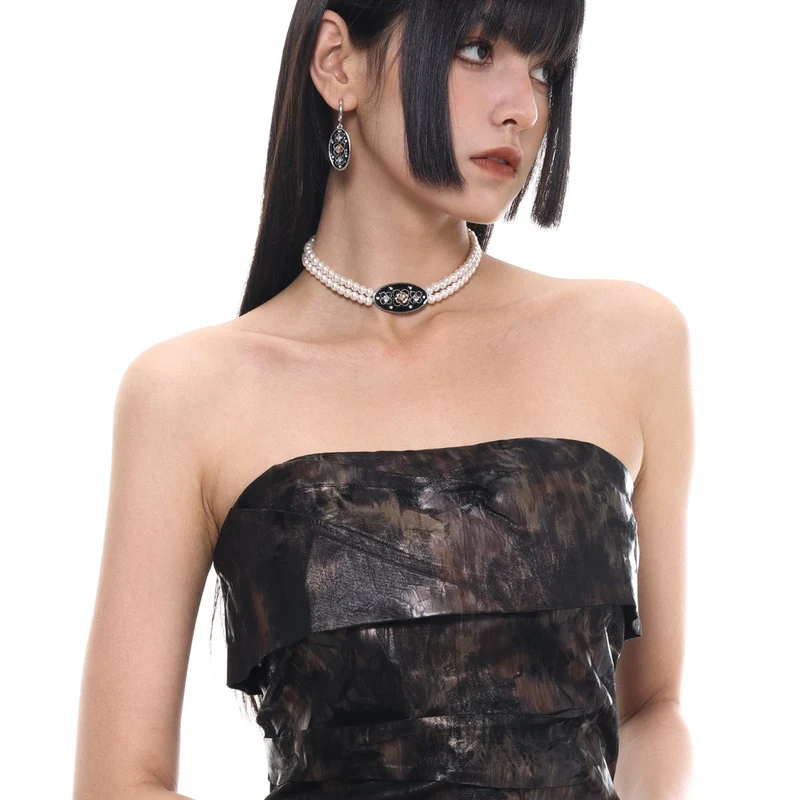 Damen-Ohrring „Punk Rose“ mit Diamanten