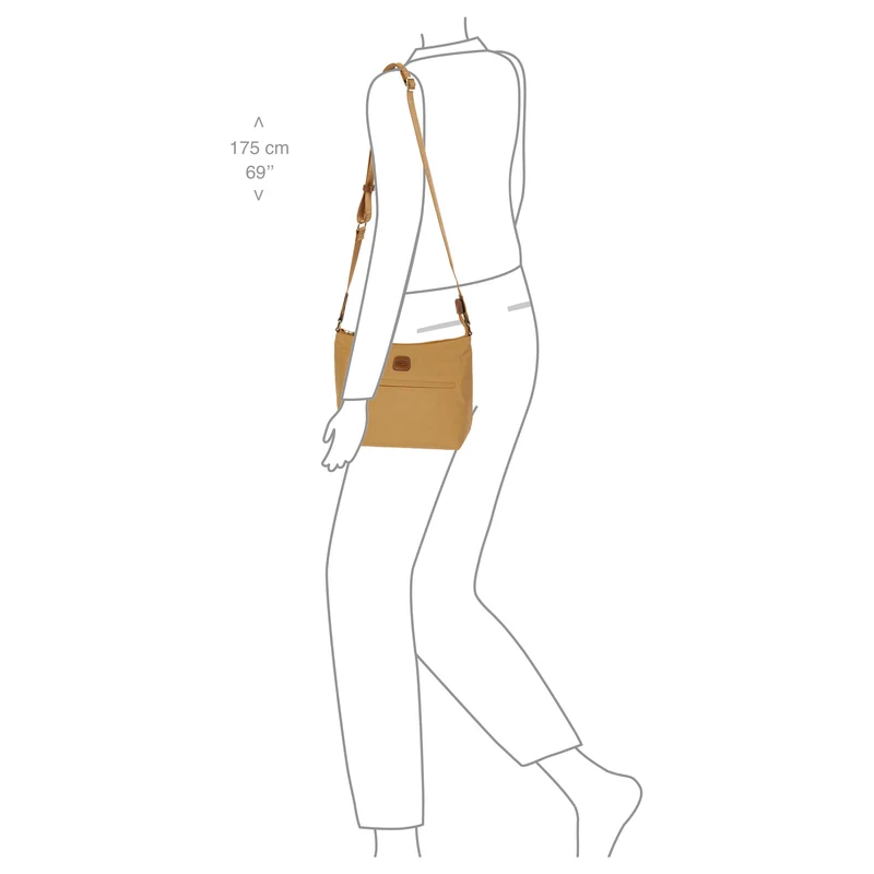 Brics X-Bag - Bolso de hombro 25 cm (honey)