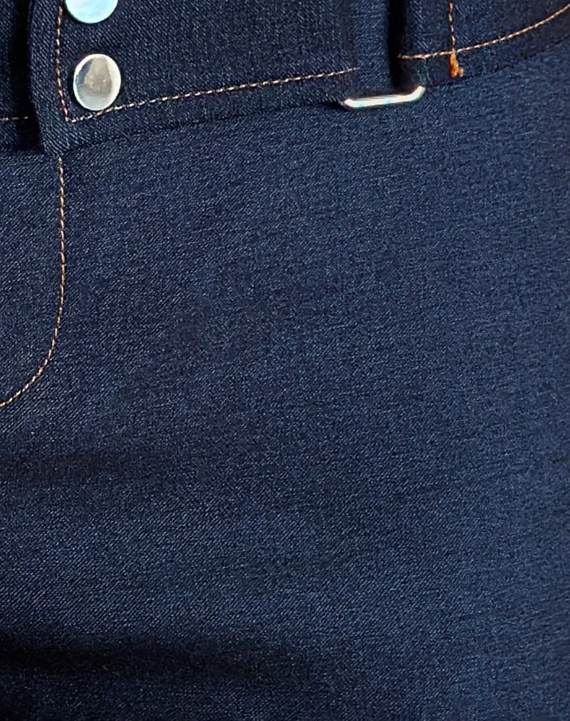 Jarli Hot Pants aus Chambray Denim