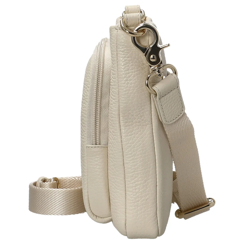 Mandarina Duck Mellow Leather - Bolso bandolera 23 cm (almond)