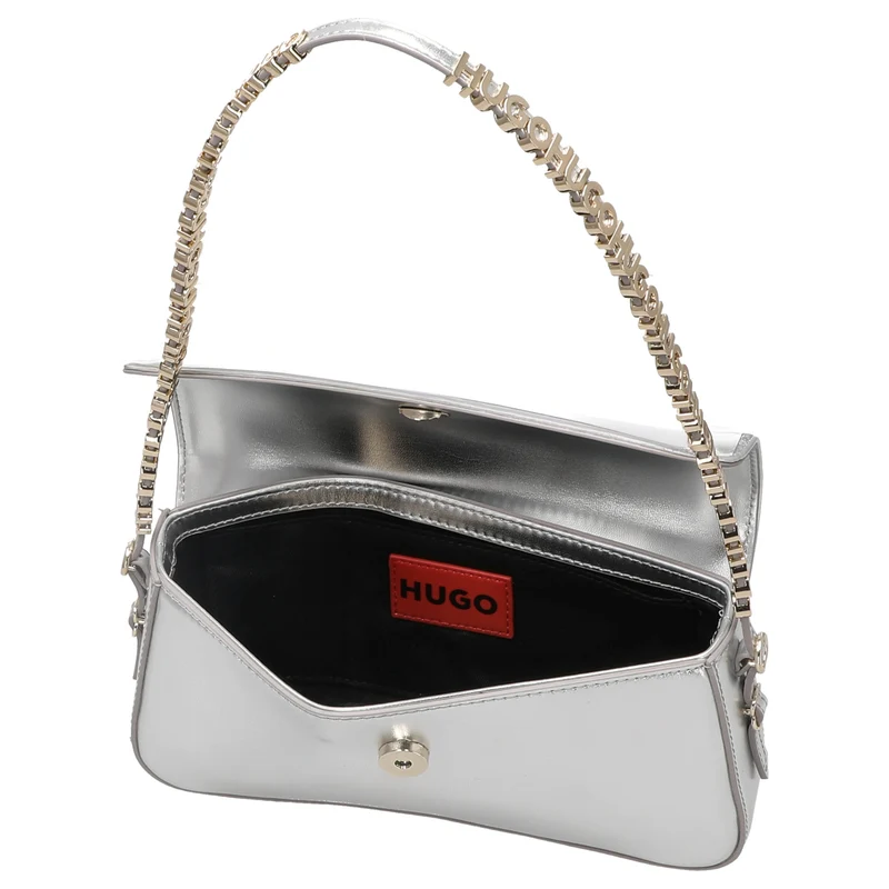 HUGO Syndra LA - Bolso de hombro 25 cm (silver)