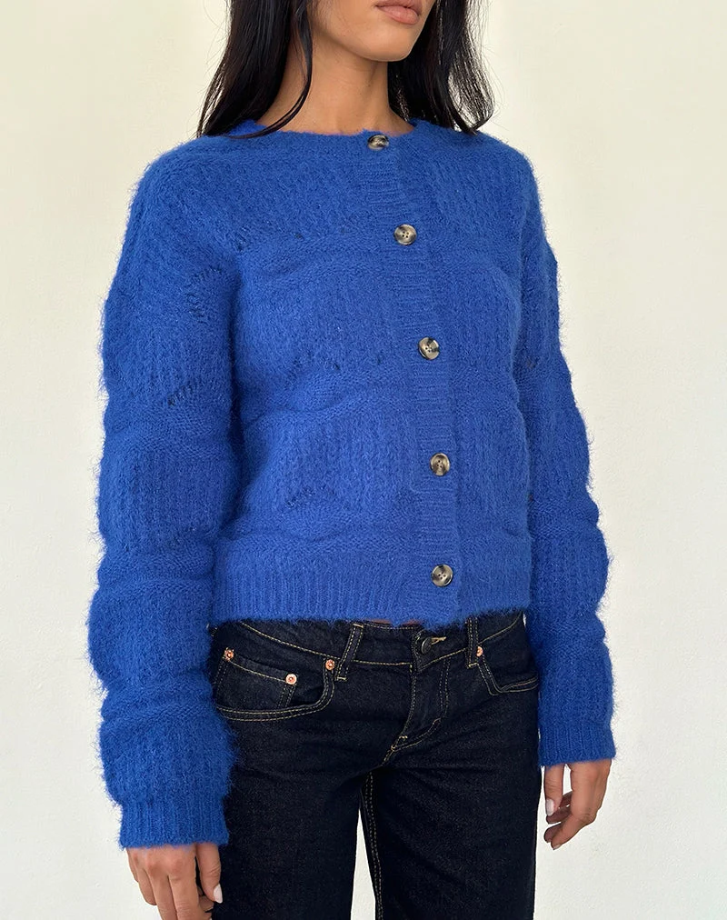 Luciana Strickjacke in Kobaltblau