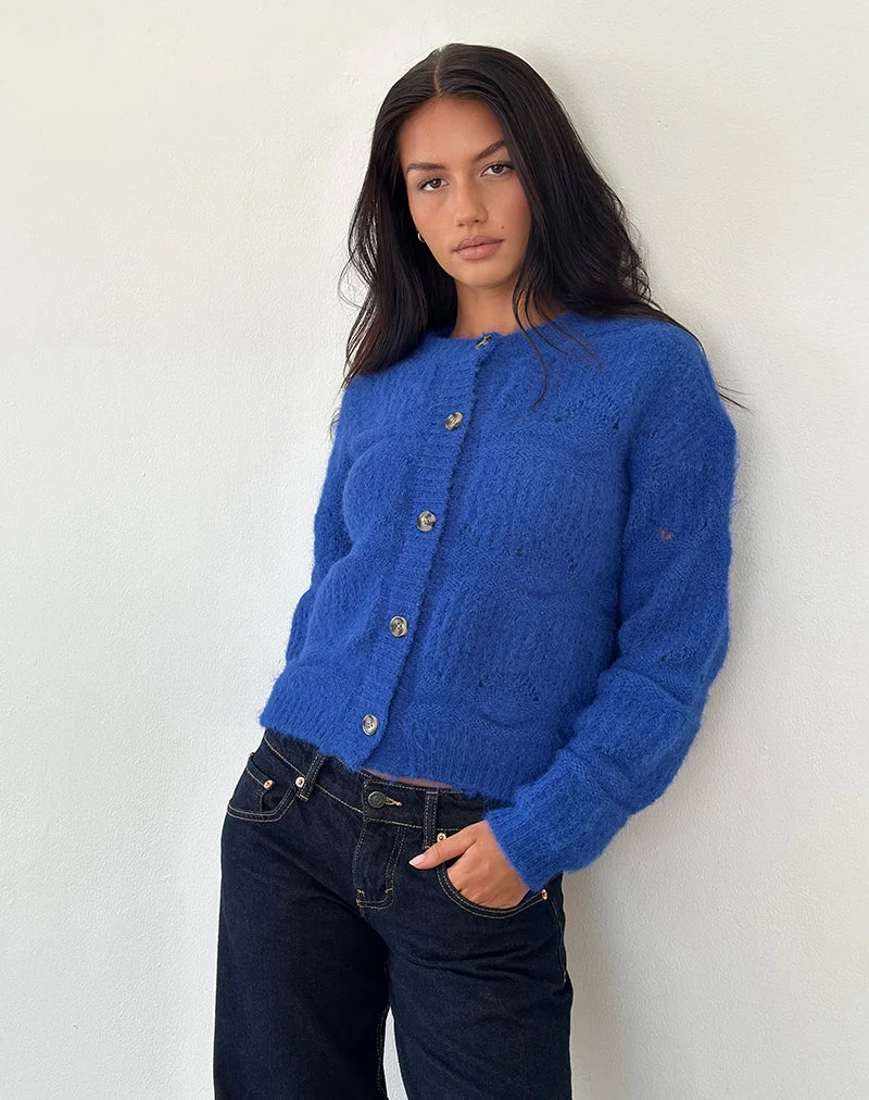 Luciana Strickjacke in Kobaltblau