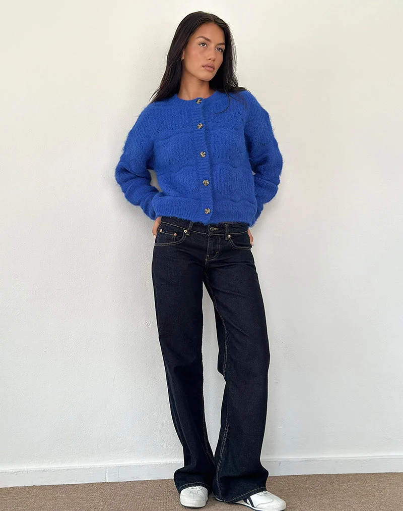 Luciana Strickjacke in Kobaltblau