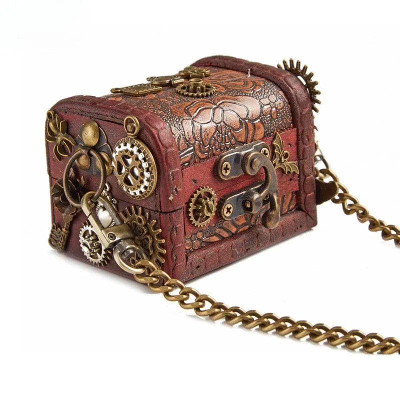 Unisex Steampunk Gear Woody Tasche