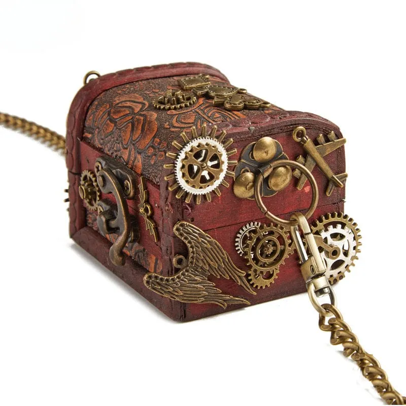 Unisex Steampunk Gear Woody Tasche