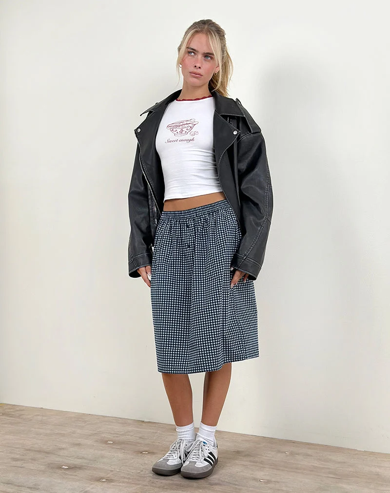 Zyzy Baby Tee in Weiß mit Sweet Enough Grafik