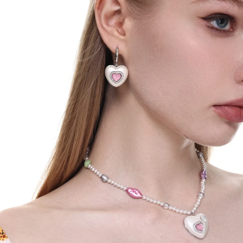 Damen-Ohrringe „Lolita Diamante Heart“.