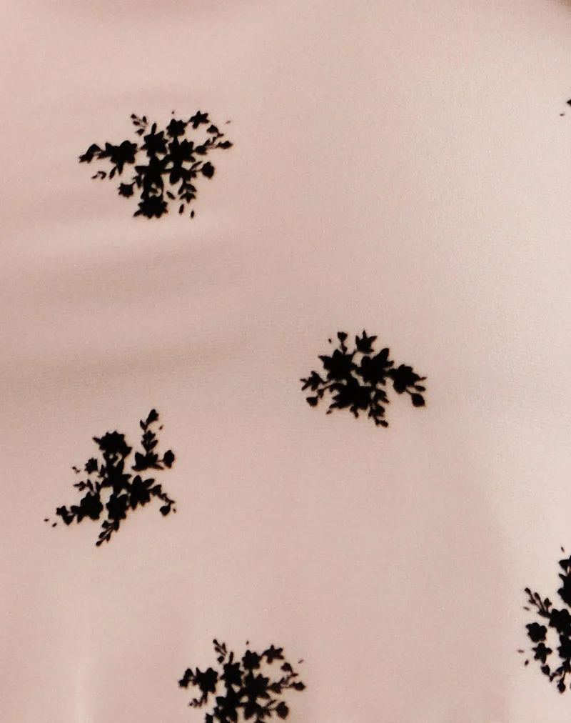 Lashka Minikleid in Cluster Ditsy Flock Nude