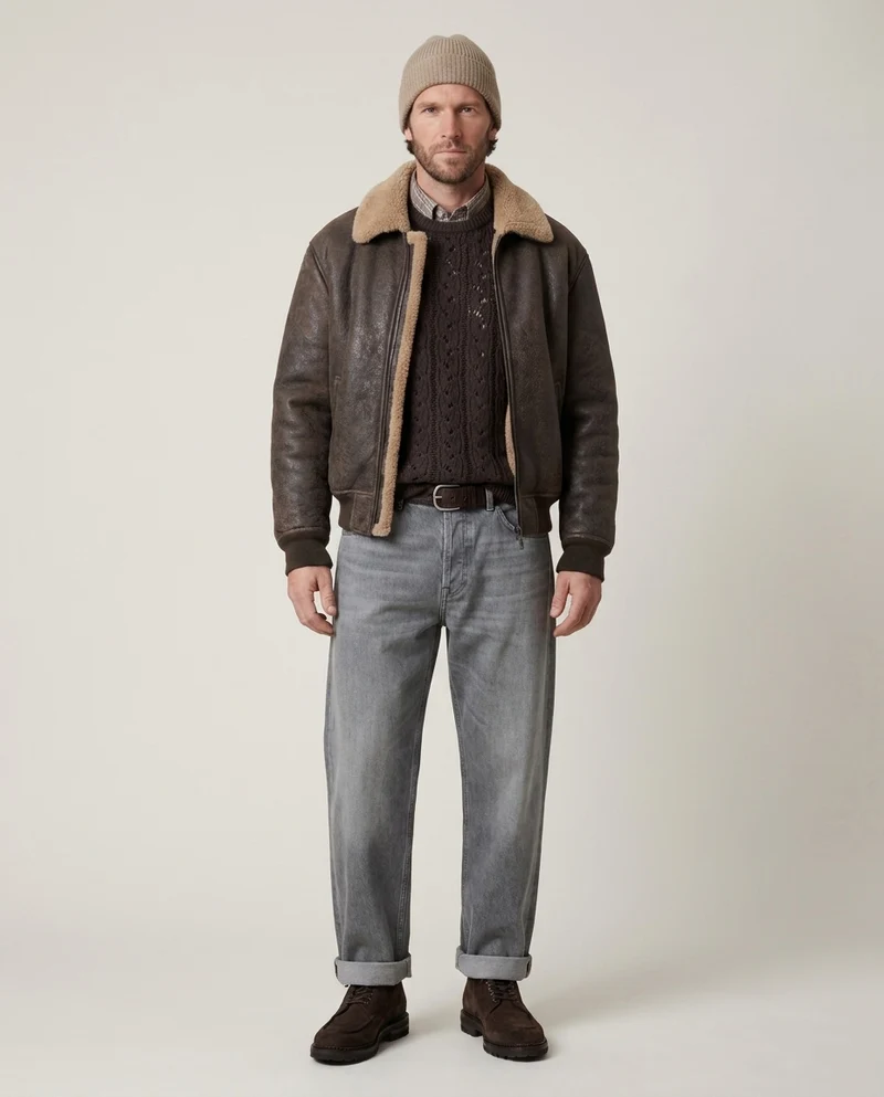 Bomber in montone