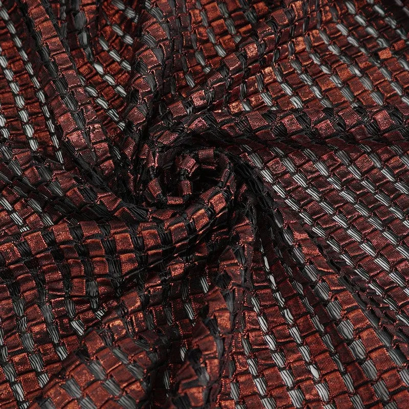 Schulterfreies, transparentes Crop-Top für Damen im Gothic-Stil mit schulterfreier Schnalle in Rot