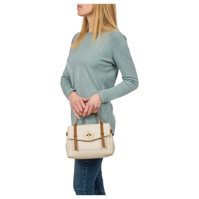 Brics Ninfea - Bolso de mano 25 cm (cream/caramel)