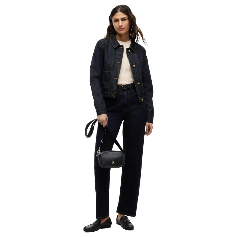 Tommy Hilfiger Logotape Camera Bag - Bolso bandolera 18 cm (black)
