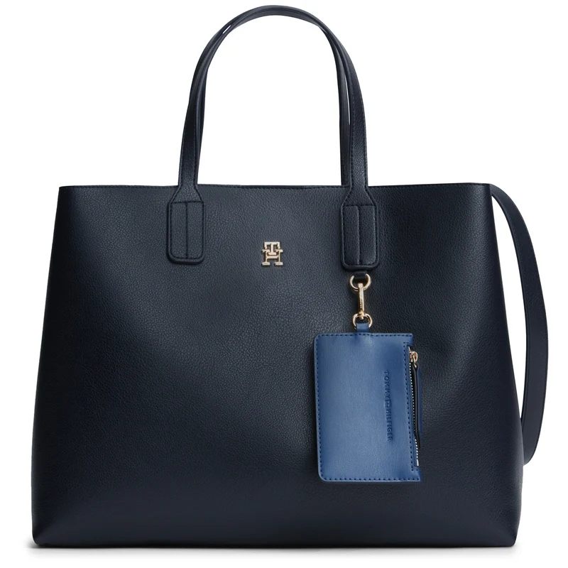 Tommy Hilfiger Icon Satchel - Bolso de mano 38 cm (space blue)