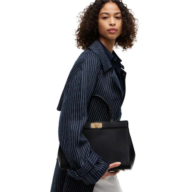 Tommy Hilfiger Modern Satchel - Bolso de mano 40 cm (black)