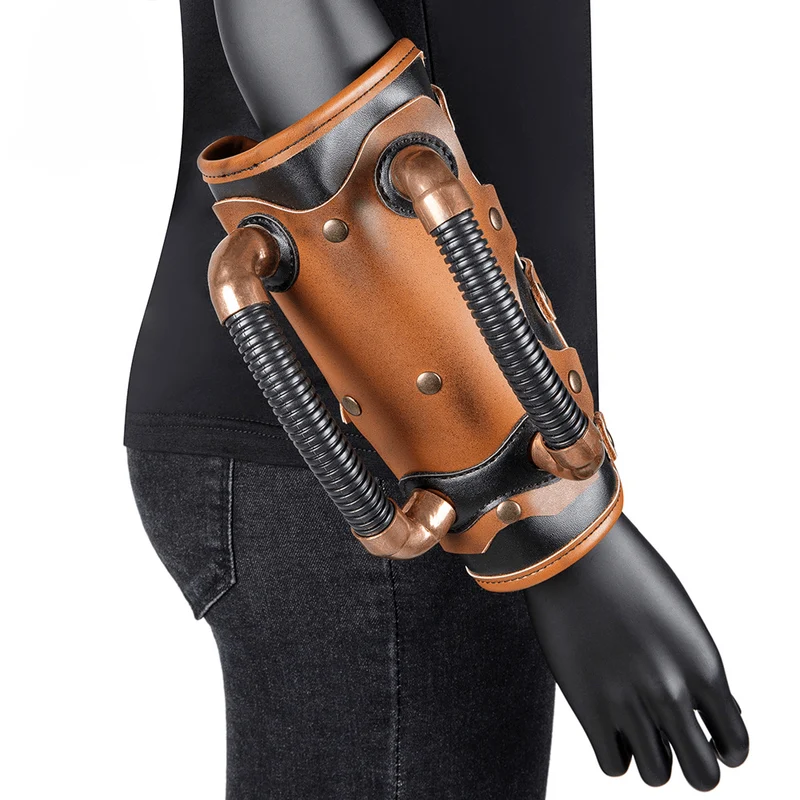 Unisex Steampunk Pipeline Splice Armstulpen