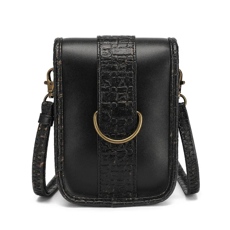 Unisex Steampunk Snakeskin Mini-Tasche