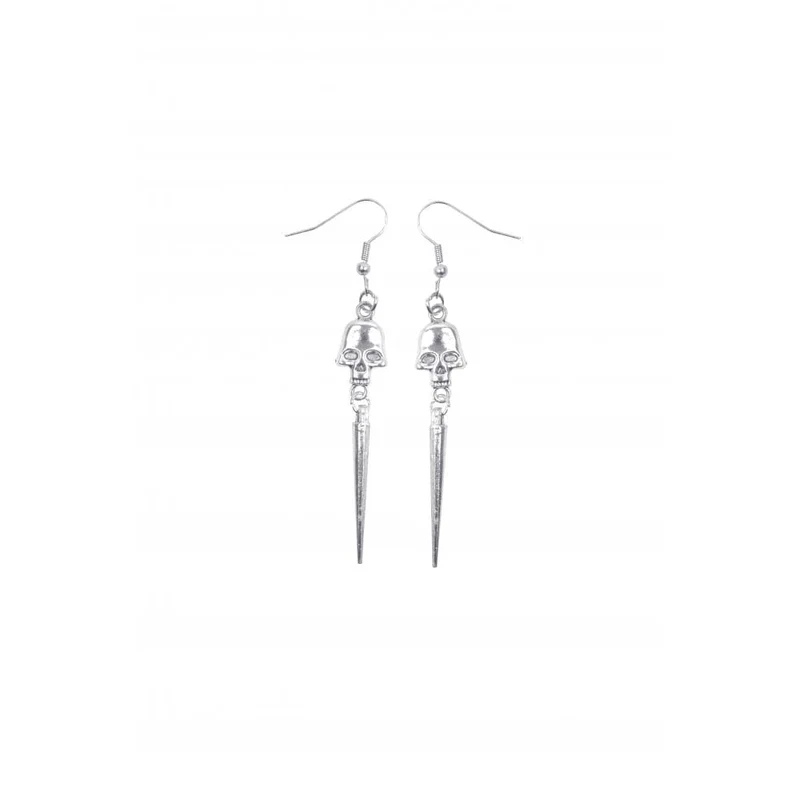 Ohrstecker mit Totenkopf-Motiv für Damen