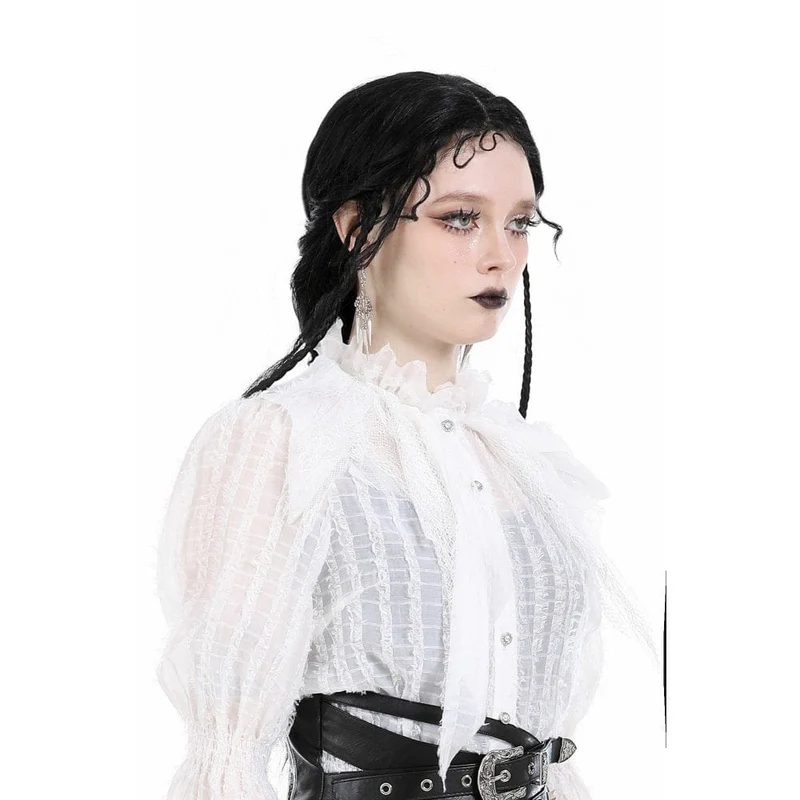 Damen-Ohrringe mit Gothic-Blumenmuster