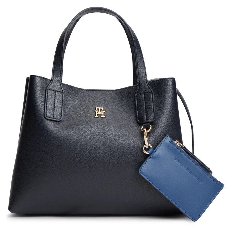 Tommy Hilfiger Icon Mini Satchel - Bolso de mano 28 cm (space blue)