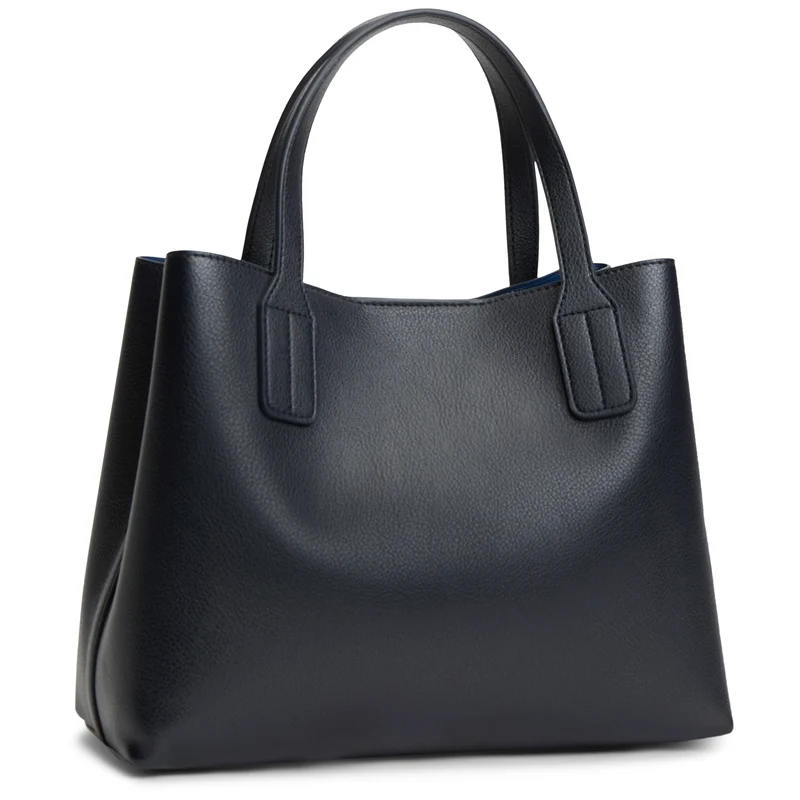 Tommy Hilfiger Icon Mini Satchel - Bolso de mano 28 cm (space blue)