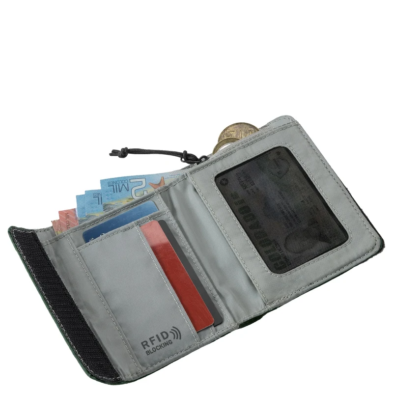 eagle creek Stash RFID Tri-Fold - Cartera 2cc 13 cm (grass green)
