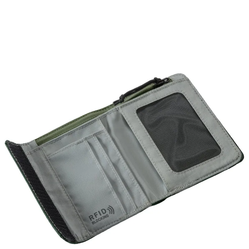 eagle creek Stash RFID Tri-Fold - Cartera 2cc 13 cm (grass green)