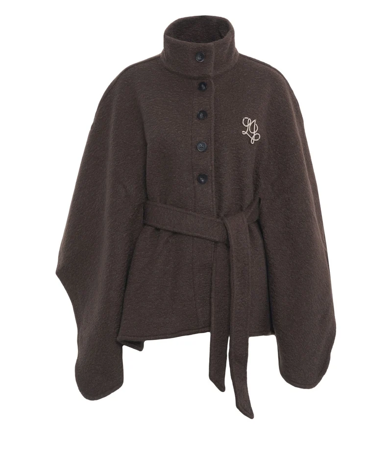 Cappotto con cintura in vita