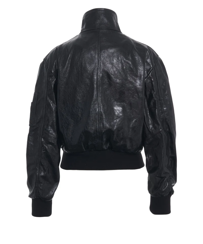 Bomber in pelle