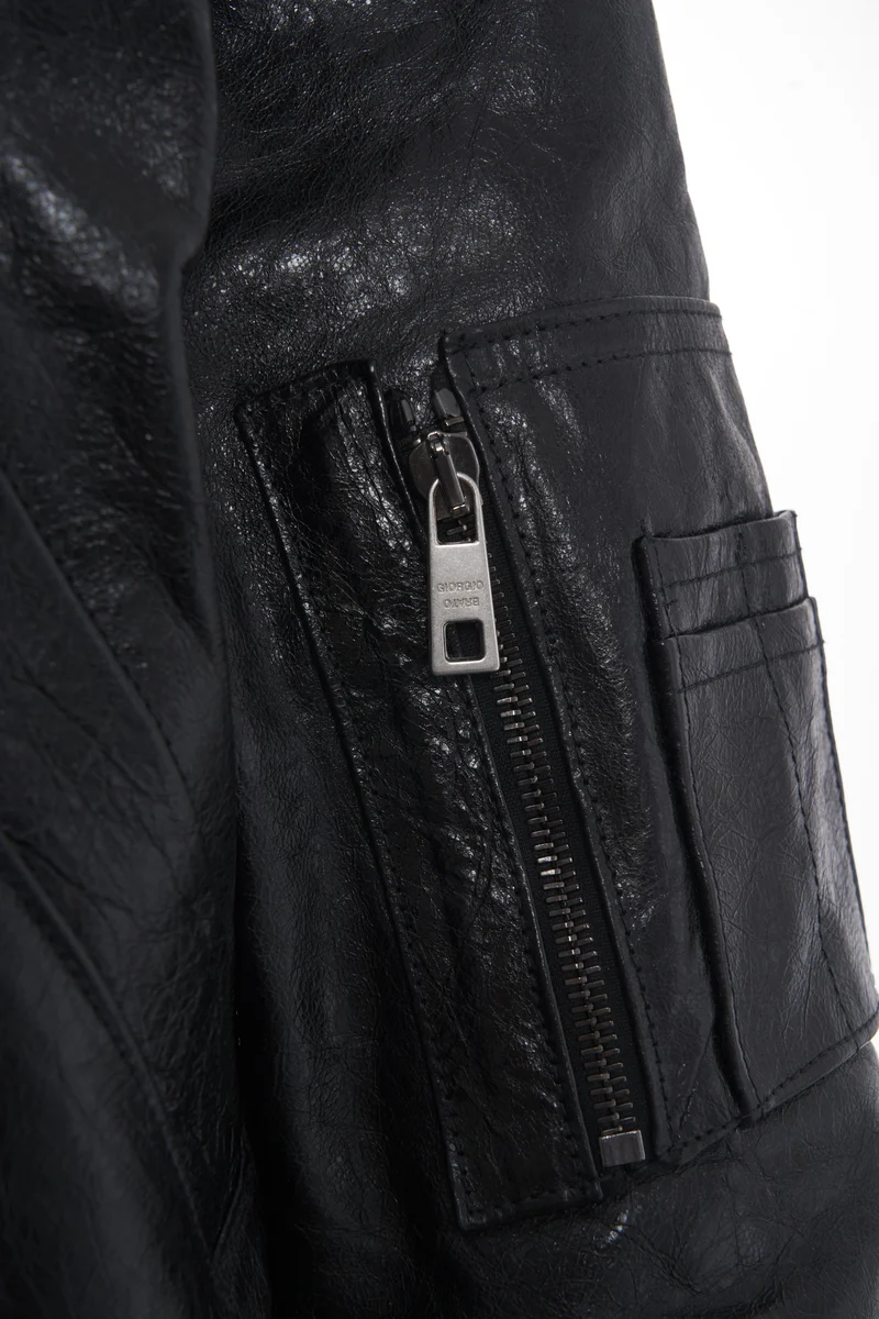 Bomber in pelle