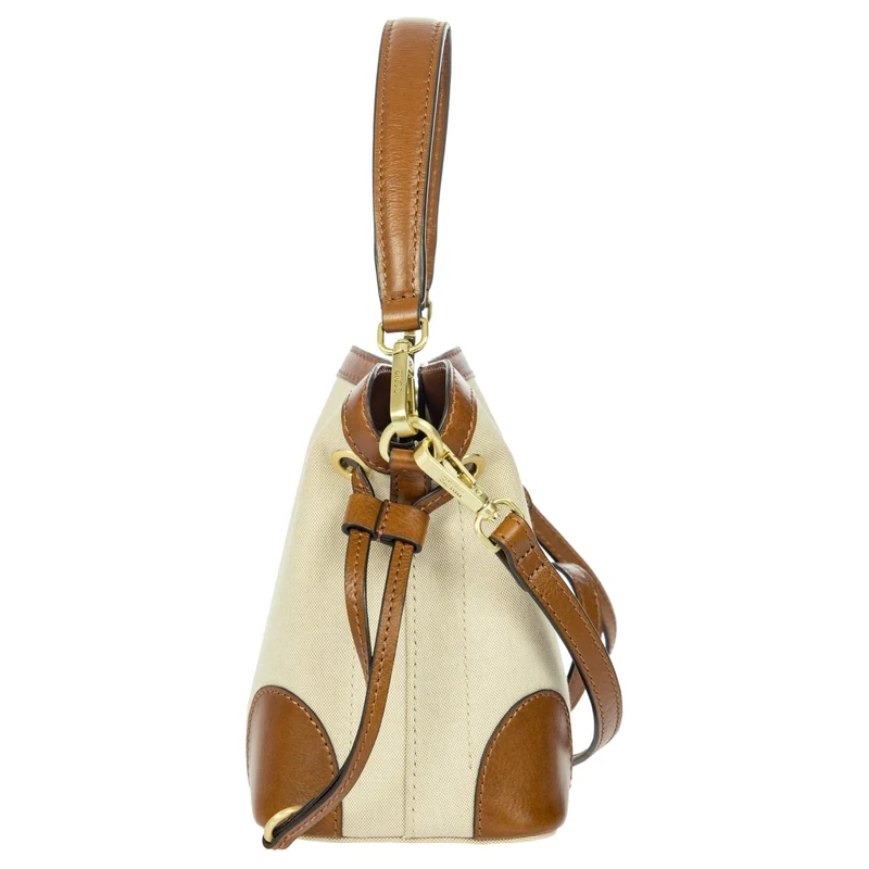 Brics Volterra Trama - Bolso de mano 20 cm (cappuccino)