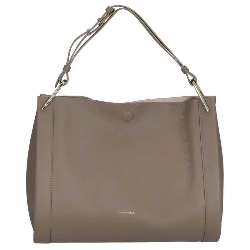 Coccinelle Wallace - Bolso de mano 36 cm (warm taupe/rosette)