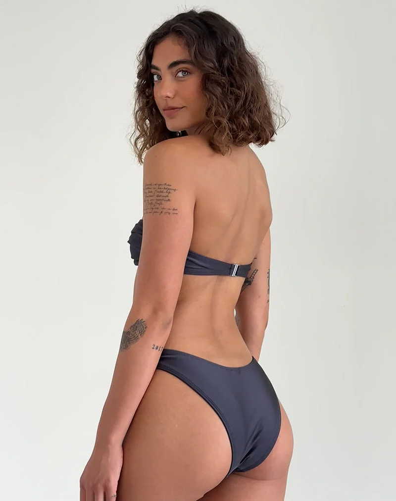 Linda Twist Bikinioberteil in Dunkelgrau