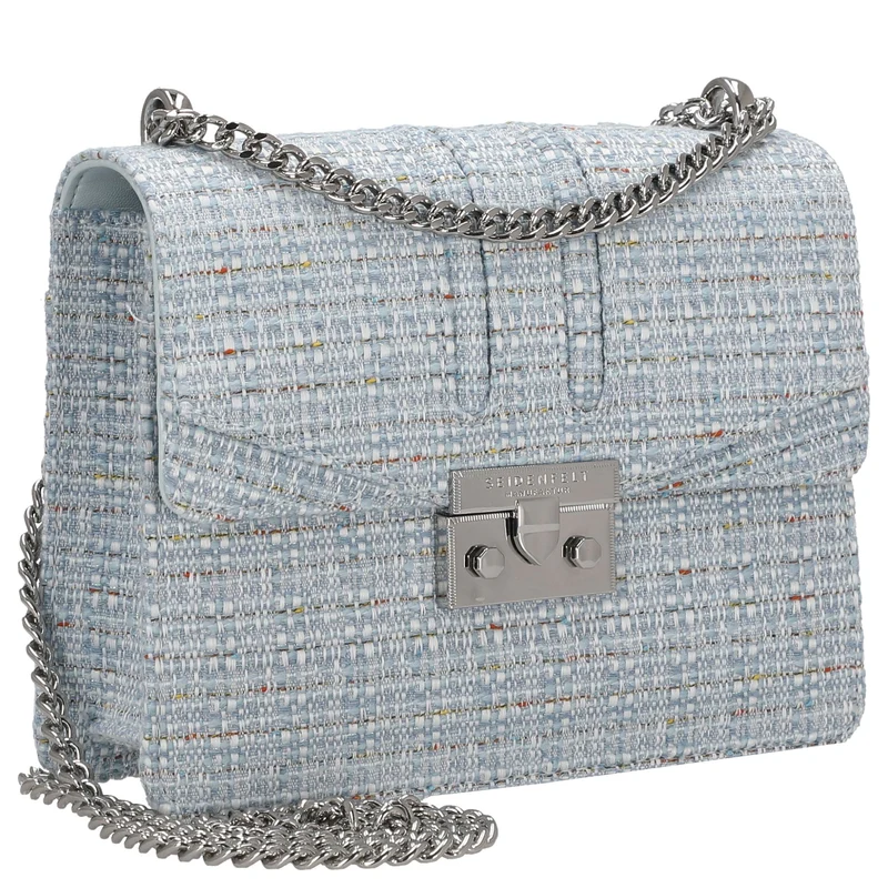 Seidenfelt Roros Tweed - Bolso de hombro 21 cm (sea blue tweed)