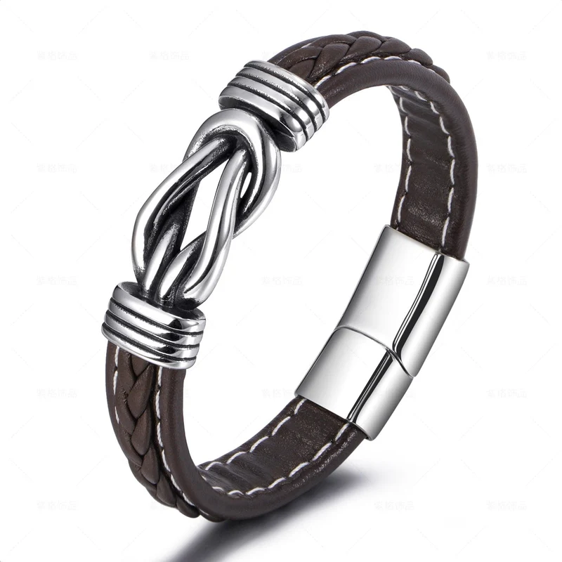 Gewebtes Punk-Armband für Herren
