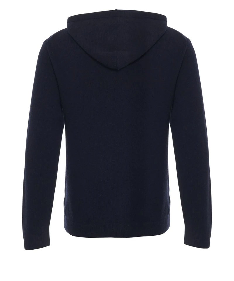 Maglione in cashmere con cappuccio