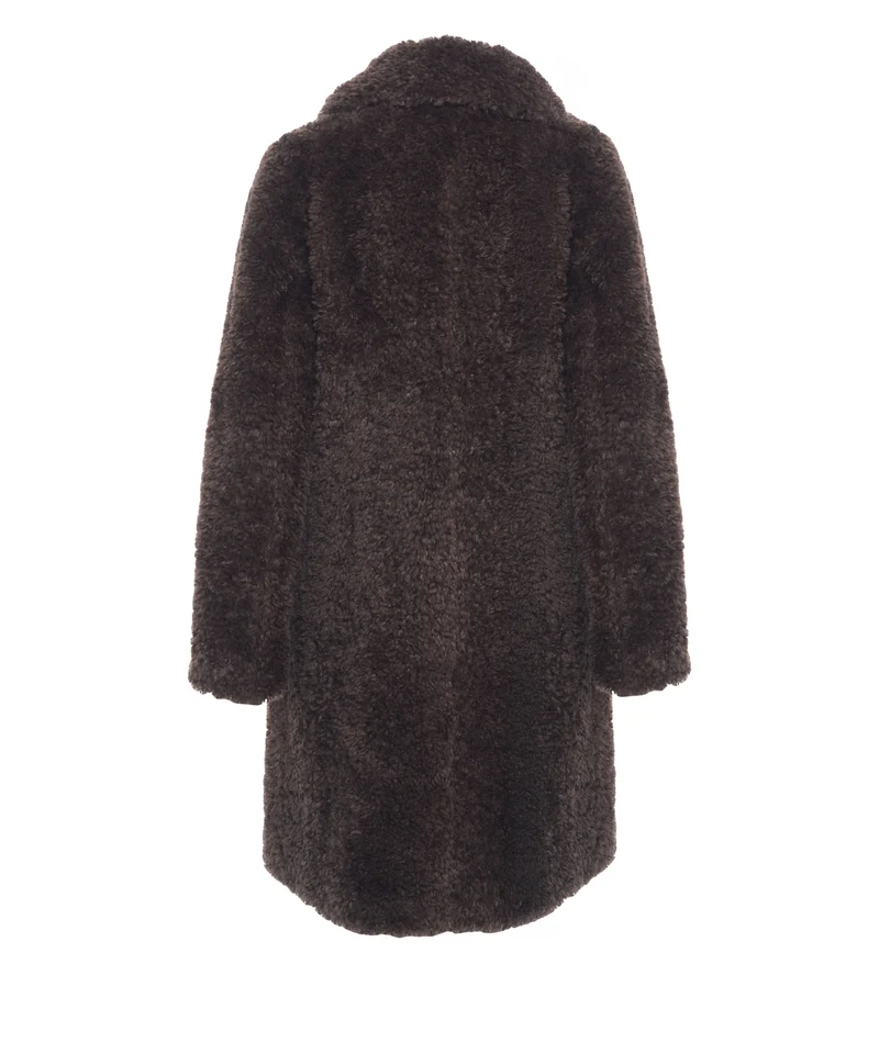 Cappotto in ecopelliccia