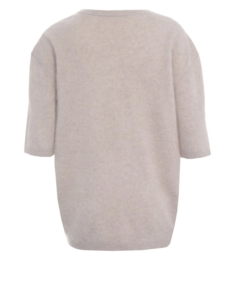 Maglione a maniche corte in cashmere 'Maren'